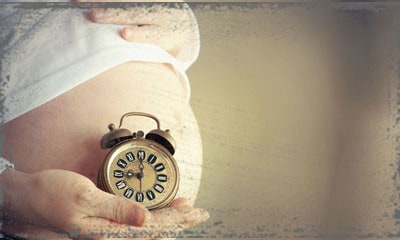 StandUpGirl alarm clock pregnant belly
