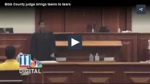 Judges message to teens