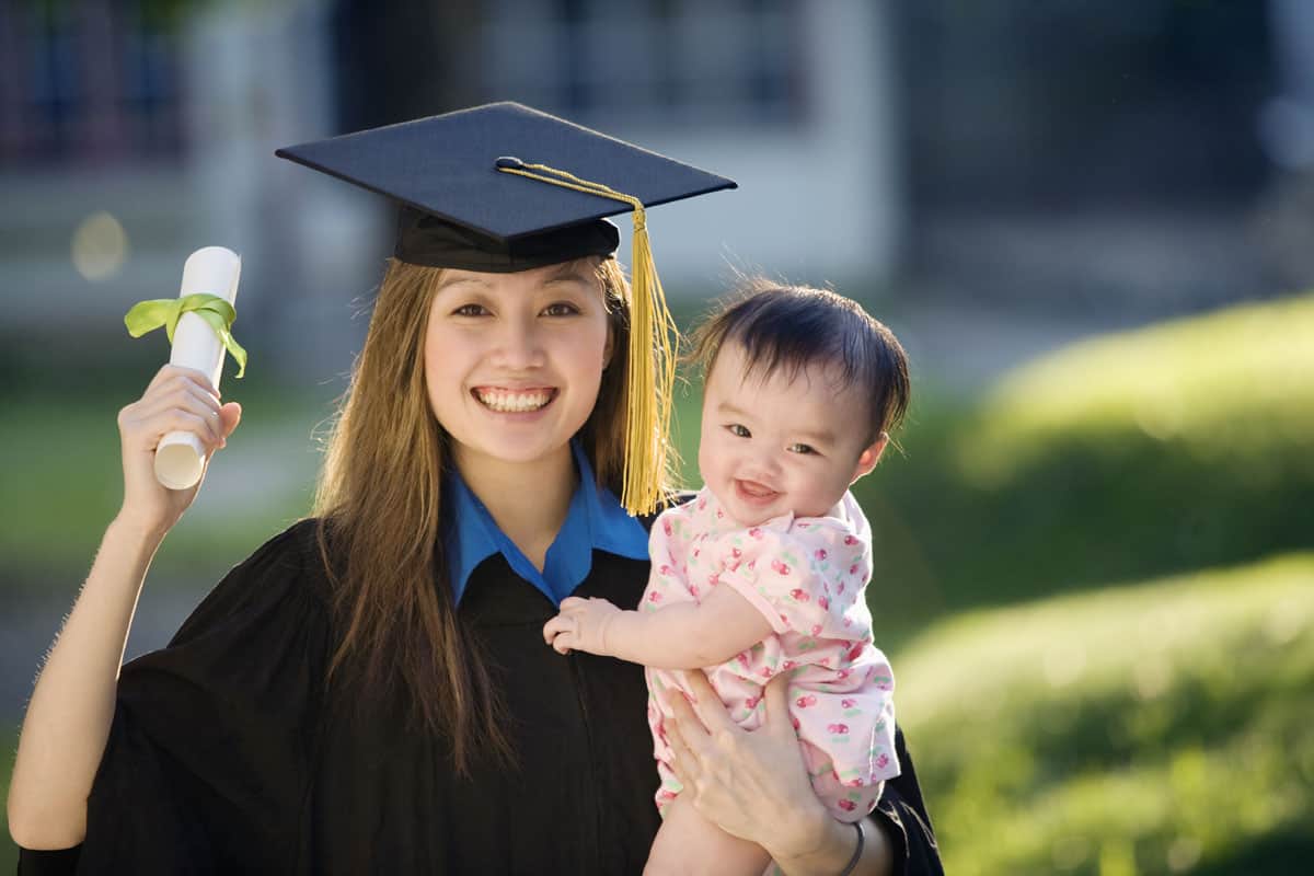 graduate and have a baby