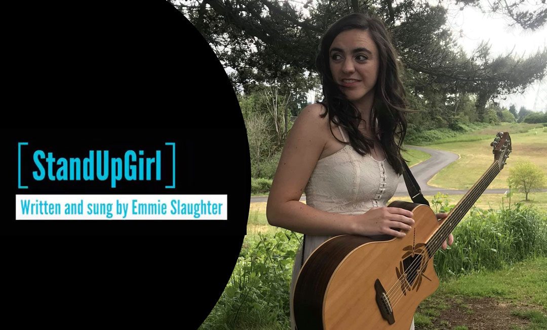 Emmie Slaughter sings original song standupgirl